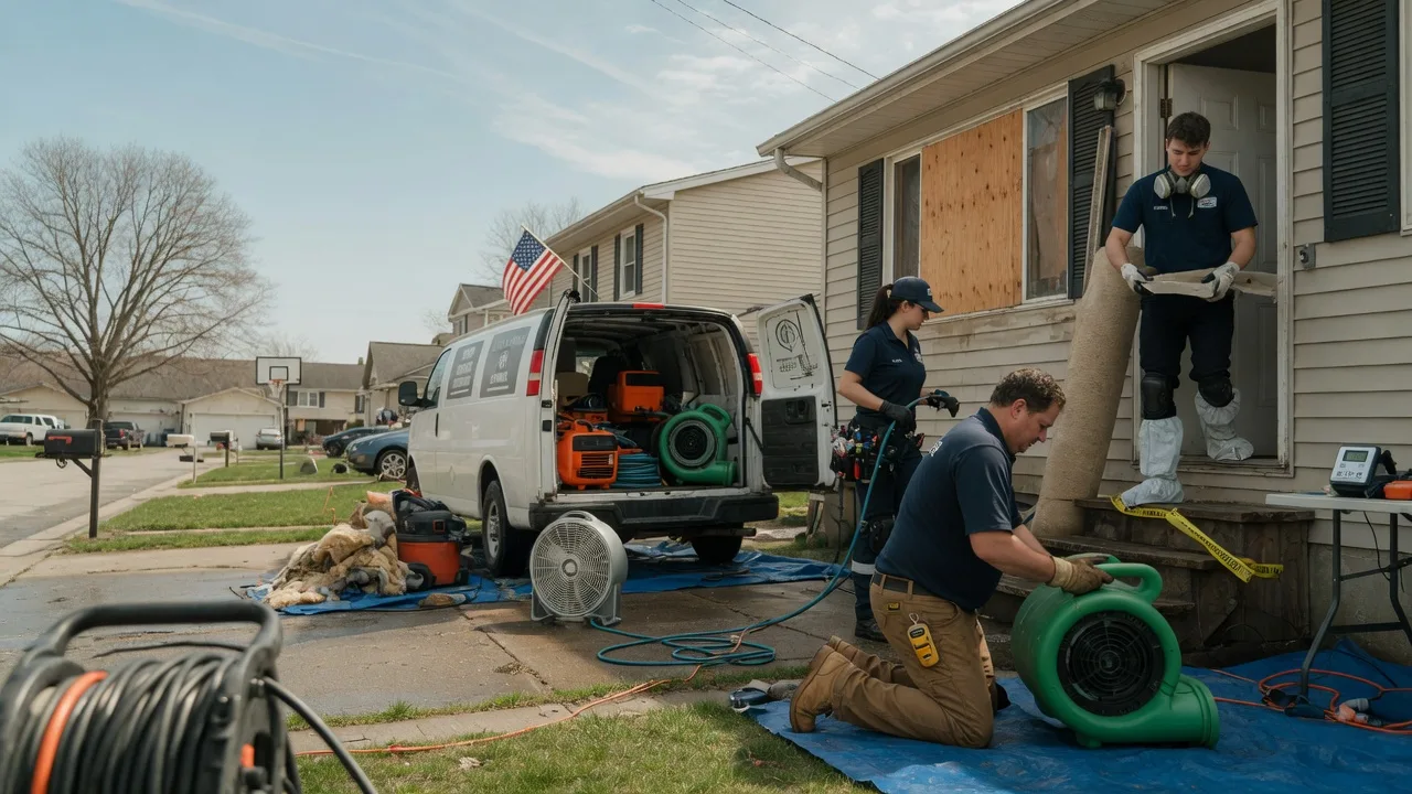 Water Damage Restoration in Wilsonville, IL near me